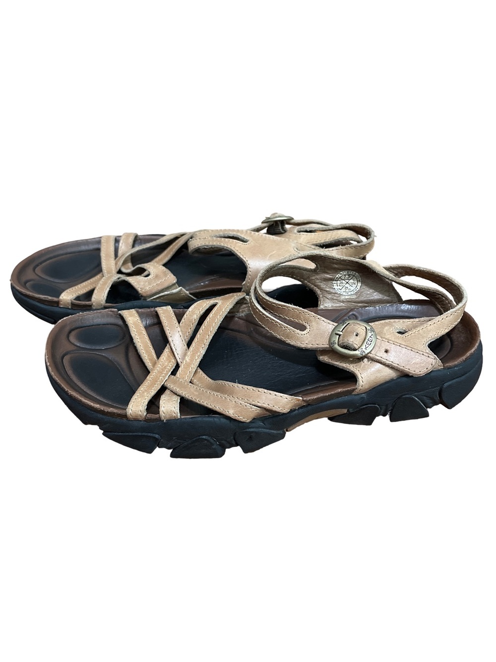 Keen Women’s 7.5 Tan Leather Strappy Outdoor Sport Sandals
